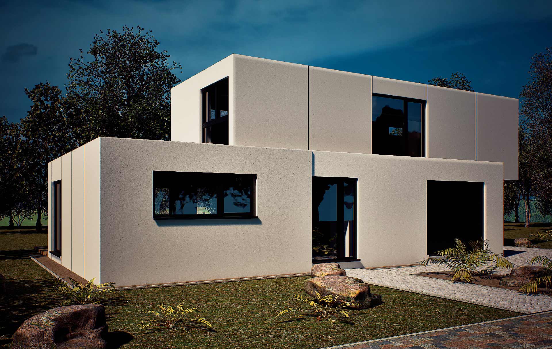 Maison modulaire moderne par ImmoModul